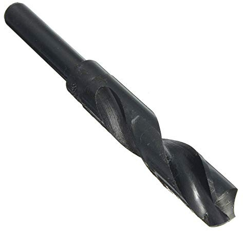 Foret Blacksmiths Maso 12-22 mm Foret à tige réduite HSS pour aluminium, acier, bois, plastique, non ferreux, etc., noir