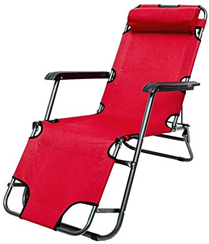 AMANKA 153 x 60cm Relaxliege Garten Liegestuhl Klappbar - Gartenstuhl mit Liegefunktion - Sonnenliege Faltbar - Campingliege Leicht - Gartenliege Wetterfest Strandliege Relaxsessel Outdoor Liege