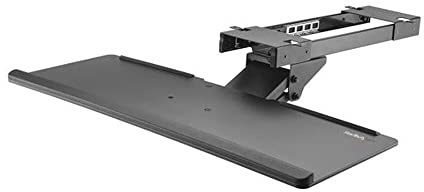 StarTech.com Under-Desk Adjustable Keyboard Tray (Black)