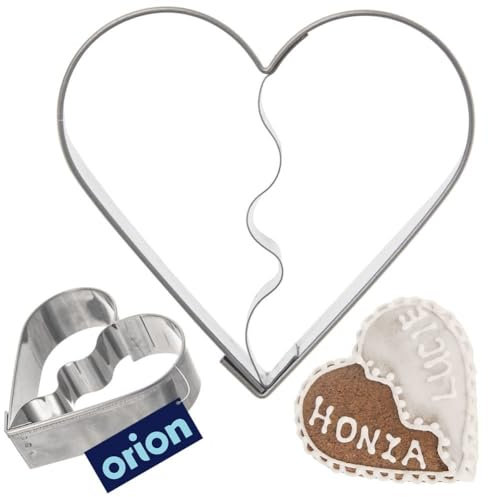 Stampino Tagliabiscotti a Forma di Cuore in Acciaio Inox 5,5 cm per Biscotti