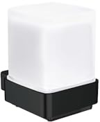 EMCO LOFT Seifenspender Glasteil, Kunststoffpumpe Schwarz Sensor Seifenspender