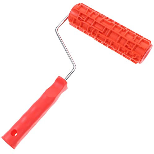 7 Inch Rubber Texture Paint Roller for Brick Pattern Decoration