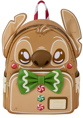 Loungefly Disney Lilo & Stitch Petit sac à dos pour cosplay Motif point de pain d'épice