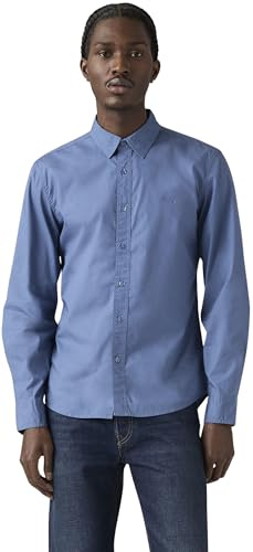 Levi's Ls Battery Hm Shirt Slim Sunset Blue STR, Solnedgång blå, L