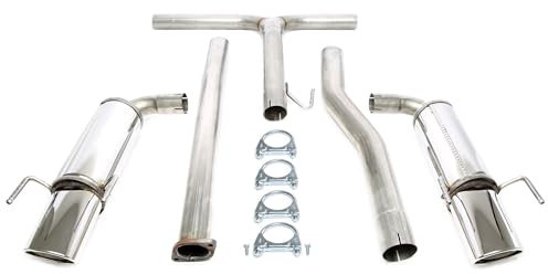 TA Technix Duplex Sportauspuffanlage aus Edelstahl mit Endrohr 90x120mm oval gebörtelt, mit EG Zulassung, Art.-Nr. 02OP029-25D