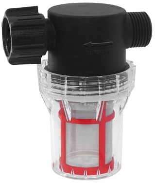 GIEX 200 Mesh Garden Hose Filter with Quick Connect, 3/4 GHT Thread Sediment Trap for Irrigation, Drip System, Misting, Greenhouse & Pressure Washer