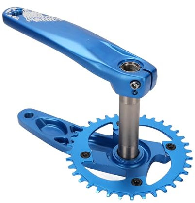 Keenso Mountain Bike Kurankset Bike Kurbelarm Set, Leichte Hohlhöhle Integrierte Kurbelschreiber 36T-Kette Zum Glatten Verschiebung, Kompatibel mit 8-12-Speed-Antriebsantrieb