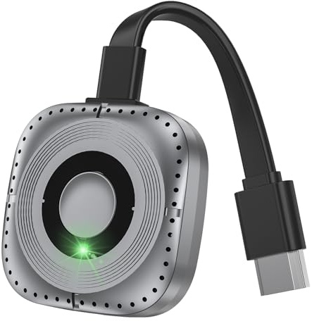 Miracast Wireless HDMI Dongle, Wireless Display Adapter mit Screen Mirror, unterstützt Miracast/AirPlay/DLNA für iOS/Android/Windows/Mac, Streamen auf HDTV/Monitor/Projektor