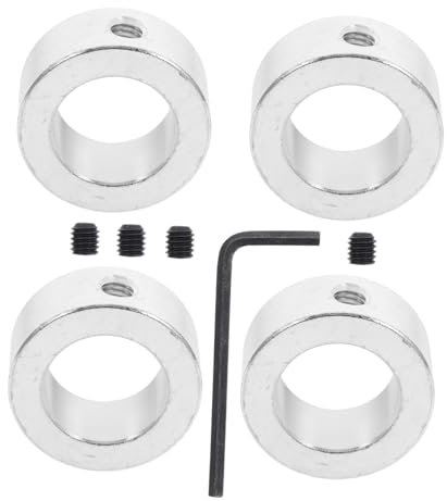 Angoily 1 Satz Stahl Einstellringen mit Schraubensicherung und Wrench für Antriebswellen Lösung für Einfache Installation und Anpassung von Langlebig und Stabil