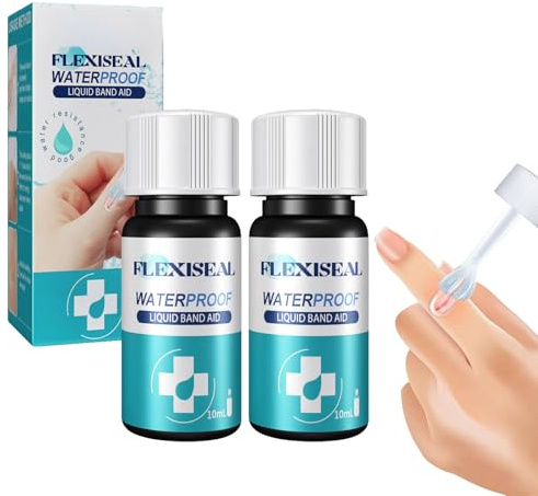 Cerotto Liquido,2pcs Cerotto Liquido per Ferite,Cerottos per Pelle,Colla Liquida per Bendaggi,Colla Gel per Bendaggi,Bendaggio Impermeabili per Tutti Gli Usi