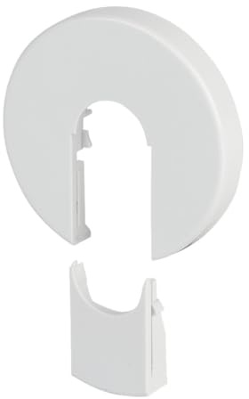 Schläfer 4409210 | Radiatorrosett öppningsbar, krage rörskydd för radiatorer, värmare yttre diam Ø45 mm, hål (inre) rör Ø16 mm, vit Pvc låda rosett - paket, 2 st.