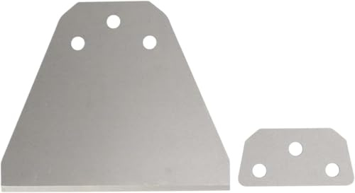 Raschietto per pavimenti da 15,2 cm, in acciaio a molla, gambo rotondo, 2 scanalature, per martello elettrico, strumento di rimozione di piastrelle e malta dal design accattivante