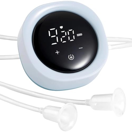 HWIREUIGT Corrector de Pezones Eléctrico para Pezones Planos o Invertidos, Extractor de Pezones Portátil, Extractor de Pezones Invertidos.