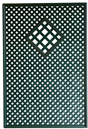 Videx-Sichtschutzwand Kunststoff, Coventry-Diamant Raute, 125 x 185cm, grün