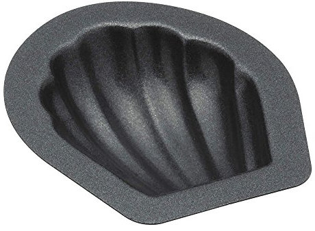 Kitchen Craft Miniatur-Shell Backform, antihaftbeschichtet, schwarz