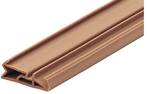 Gedotec Haustürdichtung für Holz-Zargen beige | 6 m Silikon-Türdichtung DS 112a | Dichtungsband Tür mit Nutbreite 4–5 mm - Breite: 12 mm | zugluftstopper fenster und türen Dichtband wasserdicht