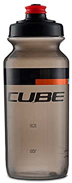 Cube Teamline - Borraccia per bicicletta, 0,5 l, nero/rosso