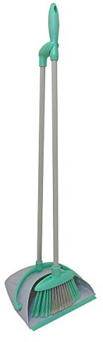 CHARLES BENTLEY Brights Indoor Long Handled Lobby Dustpan & Brush Set Mint Green