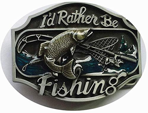 Zhenwo Vielzahl Von Fischen Serie Zink-Legierung Gürtelschnalle Mode Freizeit-Serie Gürtelschnalle,1