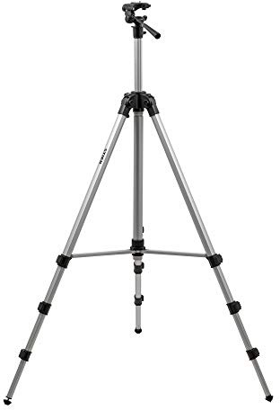 STIER Trépied 250, filetage 1/4, hauteur réglable (88-250 cm), rotation 360°, support laser