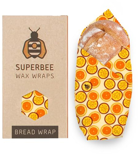 SuperBee Wax Wraps Beeswax Wrap, Big Daddy involucro di cera d'api XXL, Hexagonia, Riutilizzabile, Ecologico, bee wrap per alimenti zero rifiuti