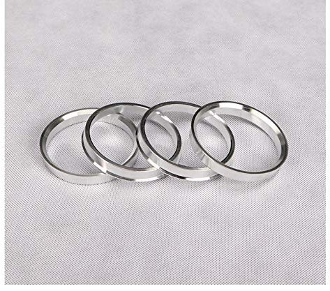 Jiuyue-shoes, FJY-RING 4 Stück Auto Aluminium Nabenringe Zentrierringe Radbohrung 63,4-60,1 64,1-60,1 66,1-60,1 66,45-60,1 66,6-60,1 mm Radnabenringe (Größe 66,1 60,1 mm)