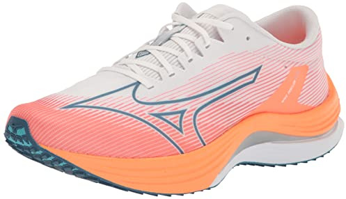 Mizuno Herr Wave Rebellion Flash Vattensko, Vitt-silver, 44.5 EU