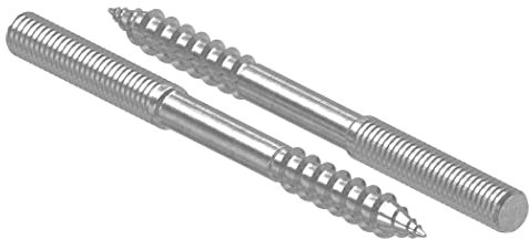 STEINBACHER© | (15x) Edelstahl Stockschraube M6 x 80mm, A2