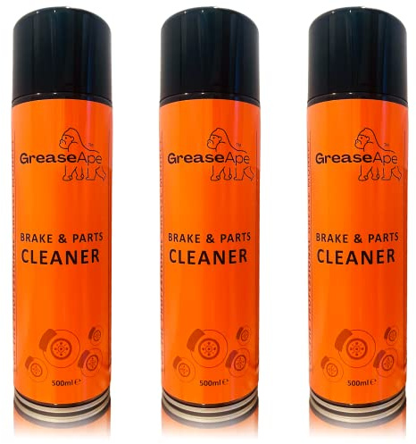 GreaseApe Professional Brake Cleaner Spray - 3 Pack