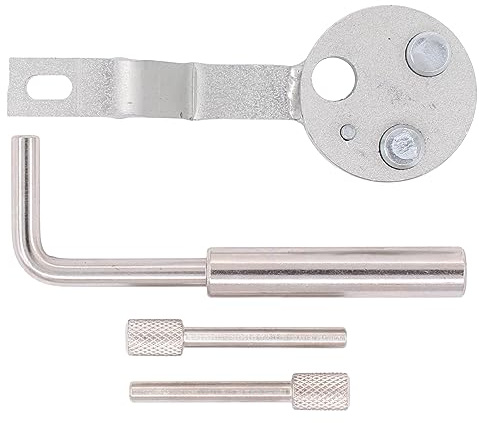 Motor Zahnriemen Einstellwerkzeug Nockenwellen Arretierwerkzeug Steuerkette Wechsel Steuerzeiten Kurbelwellen Arretierung Schwungrad für Transit Custom Transit MK7 2.2 TDCI Ranger X Type Defender TD4