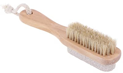 minkissy Cepillo De Cerdas De Pómez De Doble Cara Removedor De Callos y Piel Muerta Para Pies Herramienta Para Pedicura Spa o Baño