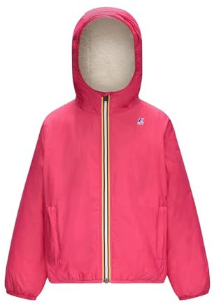 K-Way Giubbotto Ragazzi Le Vrai 3.0 Claude Orsetto Colore Magenta 4 Anni