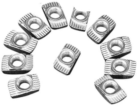 10–100 Stück M3 M4 M5 M6 M8 T-Mutter T-Mutter Hammer Drop In Gleitmutter befestigen 1515 2020 2525 3030 4040 4545 EU Aluminium Extrusion-20-m5 100 Stück