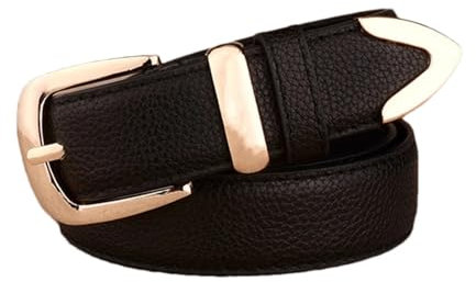 ZouoYYii Frauen Mode Echtes Leder Gürtel Gold Schnalle Passenden Kleid Jeans Gürtel Für Dame