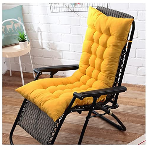 Garten-Sonnenliegen-Kissen mit wetterbeständiger Polsterung für universelle Passform, dickes und bequemes Sitzkissen für Outdoor-Liegen und Relax-Sofa