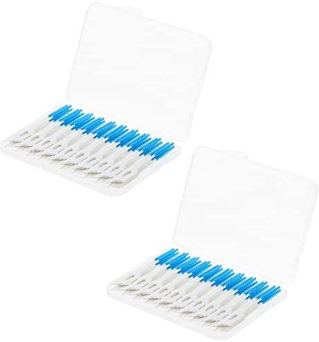 NOLITOY Spazzolini Interdentali 80 Pezzi Set Spazzolino Ortho Flessibile per Pulizia Dentale Professionale, Strumenti Igiene Orale Portatili per Uso Familiare e Gengive