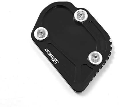 MNEUEQ Dauerhaft haltbar Motorradständer Seitenständer Vergrößern Erweiterung Für B&MW R 1200 GS LC R1200GS R1250GS R 1250 GS ADV Adventure 2018-2020(Schwarz)