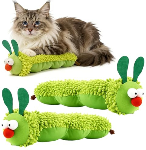 WaaRiuQ 2 Catnip Toys for Cats, Cat Toys for Indoor Cats, Interactive Catnip-Infused Toys for Dental Health and Play Stimulation