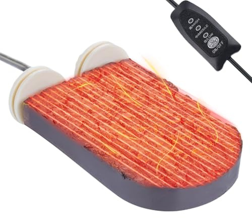 Amesor Posadero para Jaulas De Aves - Percha Térmica Accesorios para Jaulas de Ninfas,Stand Calefactado Hábitat Mascotas Periquitos Erizo Hámster Hurón Decoración Terrario