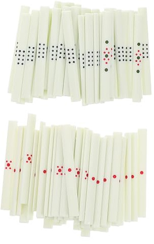 GARVALON Marcadores para Juegos De Azar 88 Piezas Palitos De Puntuación Portátil para Reuniones Sociales y Eventos Familiares Duraderos y Compatibles Estilos Variados