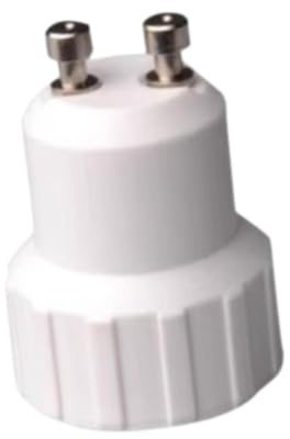 F Fityle 2 Stück Lampenfassungen-Adapter für GU10 auf G9, Lampenfassungen, hitzebeständige Lampenfassungen, Wohnraum-Beleuchtungszubehör für Bett, Büro, Küche, Wandleuchte, Leselampe, 4 x 2,9 x 2,9 cm