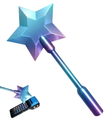 OhebEsx Zauberstab Ec Karte, Kreditkarten Zauberstabs, 3D Gedruckter Kreditkarten Zauberstab, Magischer Stab, Magisches Zahlungszubehör Für Cosplay Und Tägliche Eink, Für Kontaktloses Bezahlen