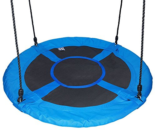 Disc Giant Nest Web Rope Hanging Tree Swing Seat Set Heavy Duty Easy to Set Up for Kids Children Adult Outdoor Backyard Garden 40/24