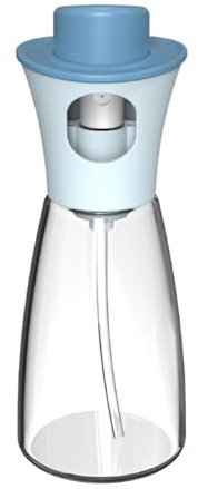 Señor en aerosol de aceite,Botella en aerosol para cocinar con aceite | Botella dispensadora de aceite de vidrio de grado alimenticio de 180 ml | Botella de aceite de vidrio transparente de calidad al