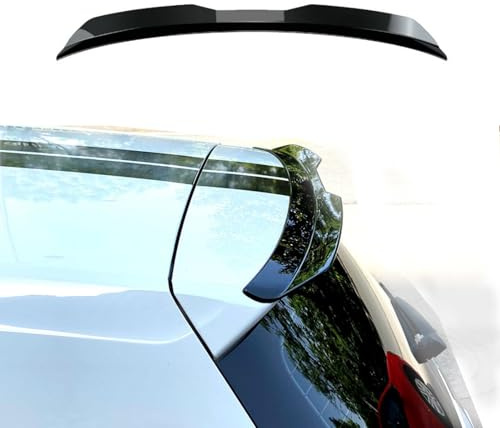 LMSMGS Heckspoiler für BMW 3 Series Touring (E46) 2001 2002 2003 2004 2005, Spoiler ABS-Material Automodifikation Car Accessories,Bright Black