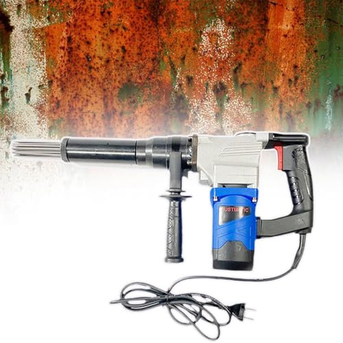 WScaler Elettrico ad Aghi 1400 W,Scrostatore ad Aghi Pneumatico Pistola ad Aria Compressa Togliruggine Scrostatrice Vernice Utensile Sverniciatore Bricolage,110V