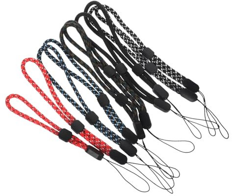 OSALADI 10 Pièces Cordon Dragonne Réglable Polyester pour Téléphone Clés et Petits Objets Lot