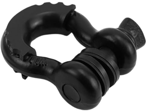 Grillete para Cabrestante De Remolque - Grillete Cabrestante Recuperación Vehículos Carretera 3/4 Pulgadas - Ganzá De Grande 19000 Kg Resistencia A La Rotura Gancho De Remolque para Exteriores