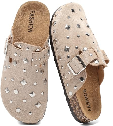 Jesindr Sabots et Mules Confortables pour Homme et Femme - Chaussures Antidérapantes avec Boucle Réglable pour Intérieur et Extérieur