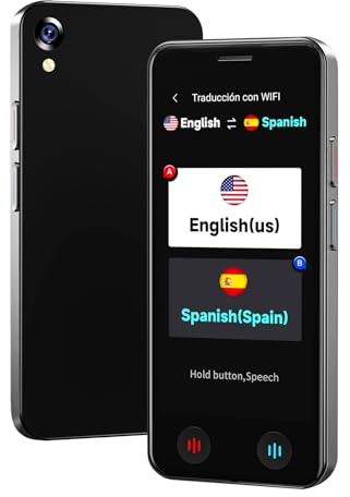 Language Translator Device No WiFi Needed, Instant Pocket AI Translator, traductor de Ingles español, Support 150 Languages Real-TimeVoice Translation, Traductor for Business Travel Study